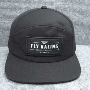 Fly Racing Hat Cap Mens Black Adjustable Snapback Moto Bike Ski Snow MX Outdoor